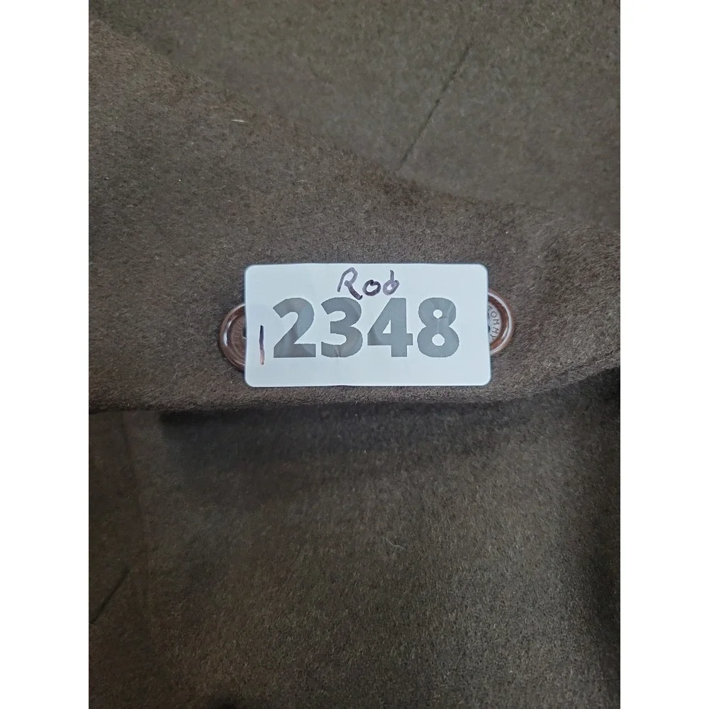 Tommy Hilfiger Brown Sport Coat Blazer 46R Wool Silk Cashmere 3‎ Button Mens